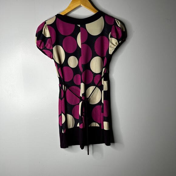 Vintage Rue 21 Y2K Babydoll Fairy Grunge Top Size M Burgundy 90S Preppy - Picture 3 of 12